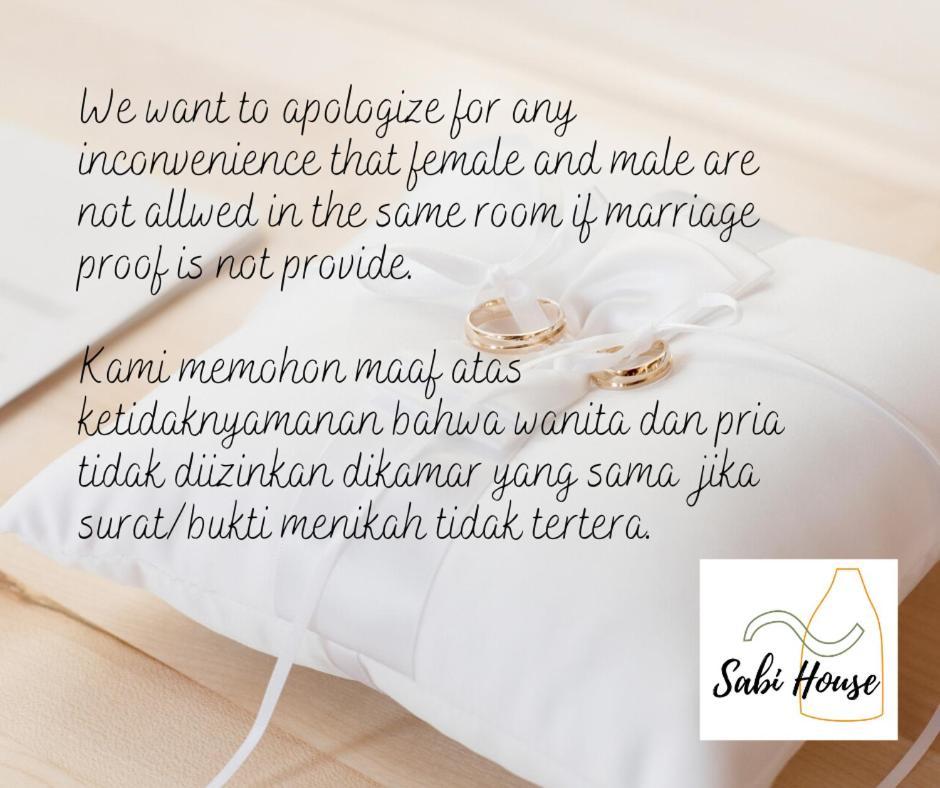 Sabi Guest House - Strategic Family -Married Couples Only- Hostel In Prawirotaman Yogyakarta Dış mekan fotoğraf